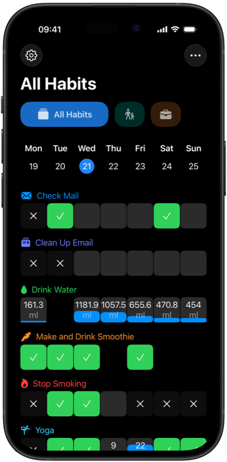 Hand holding iPhone with ThenThat app screen